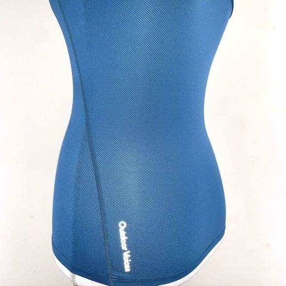 Outdoor Voices Mesh Racerback Tank Top Size XS‎ Workout Blue - Picture 3 of 5